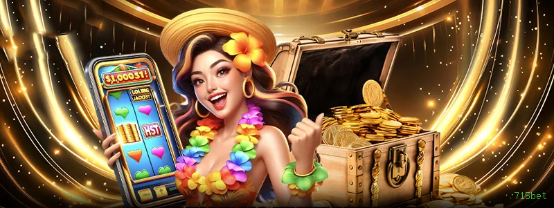 Big win animation on 715bet slot Jogo